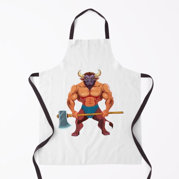 Item preview, Minotaur with a big axe from greek mythology, angry bull, Minotaur the Mythical Ancient Creature, Fantastic mythological creature, Ancient Greek monster Minotaur, Half man half bull designed and sold by Danler.
