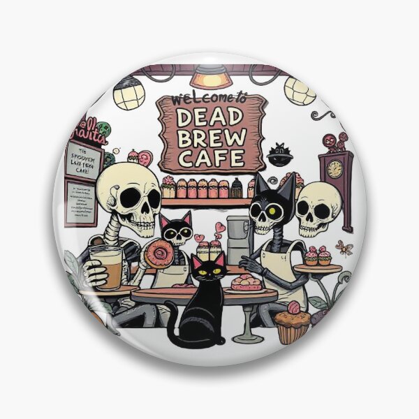 Item preview, dead brew cafe designed and sold by Quidvision.