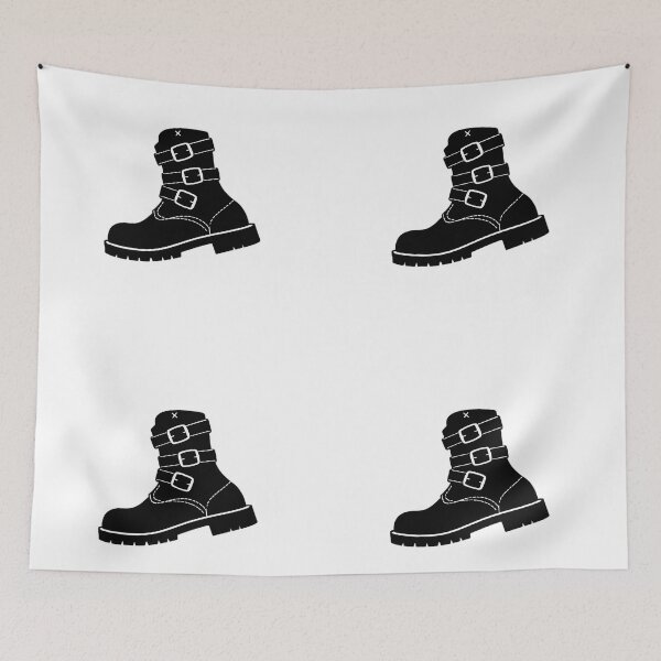 Item preview, Black Boot Multiple Buckles Footwear Fashion Accesory designed and sold by ART ATTACK ZONE.