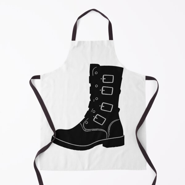 Item preview, Black Mid-Calf Boot Buckles Footwear Fashion Accesory designed and sold by ART ATTACK ZONE.