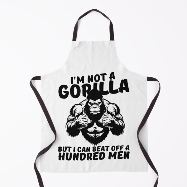 Item preview, I’m Not A Gorilla But I Can Beat Off A Hundred Men designed and sold by lino4king.
