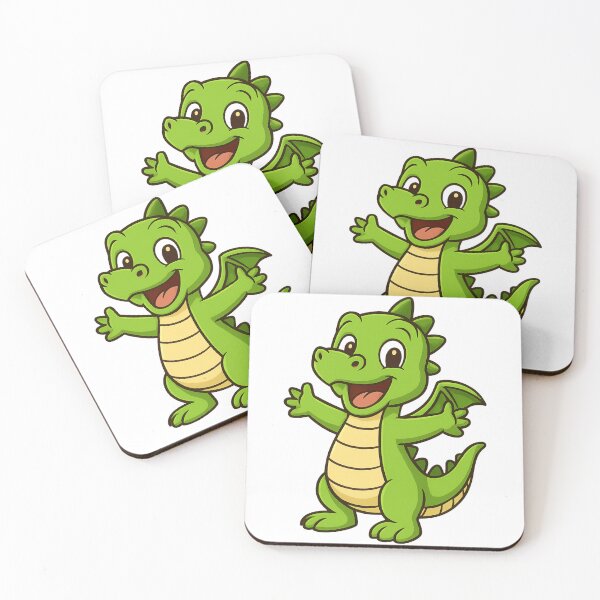 Item preview, Happy Cartoon Dragon Character designed and sold by IllustrifyArts.