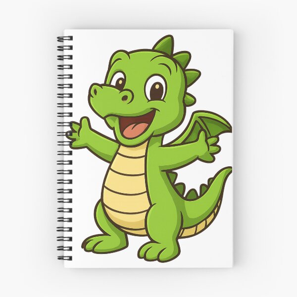 Item preview, Happy Cartoon Dragon Character designed and sold by IllustrifyArts.