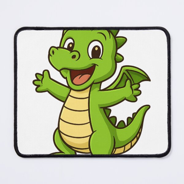 Item preview, Happy Cartoon Dragon Character designed and sold by IllustrifyArts.
