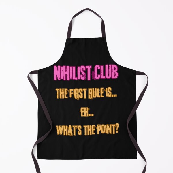 Item preview, The first rule of Nihilist Club designed and sold by 4-Store.
