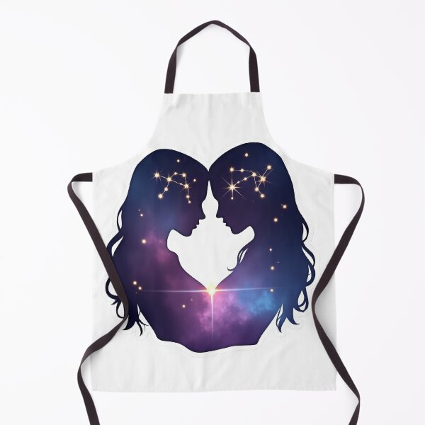 Item preview, Gemini Zodiac Twins – Galaxy Constellation Silhouette designed and sold by Pixel  Playground.