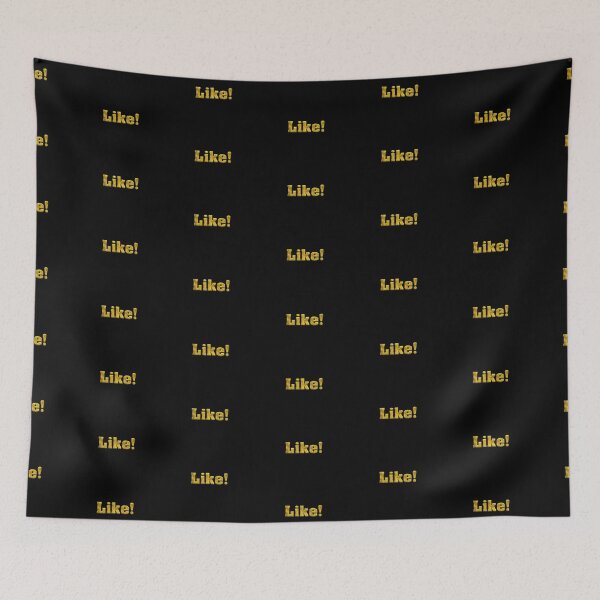Item preview, Like! Bold Gold Text designed and sold by Swabcraft.