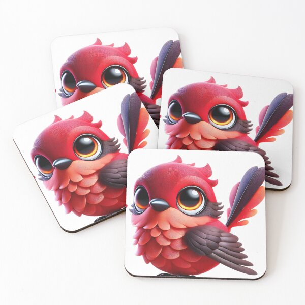 Item preview, Adorable Vermilion Flycatcher designed and sold by Sillytoe.