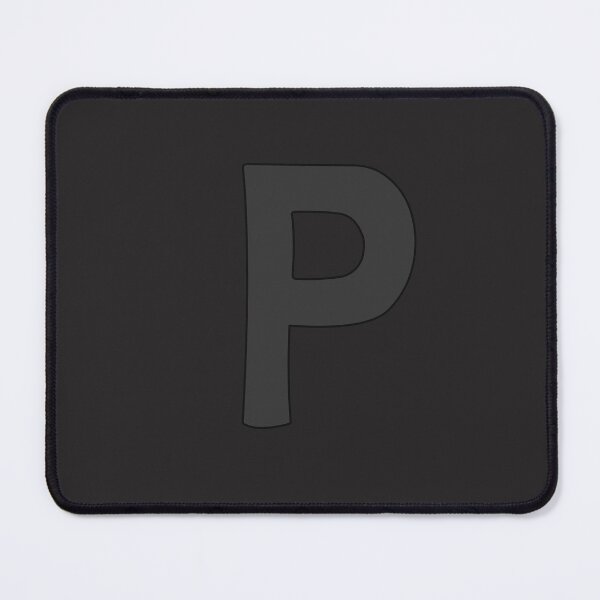 Item preview, letter p black designed and sold by ZiphGames.