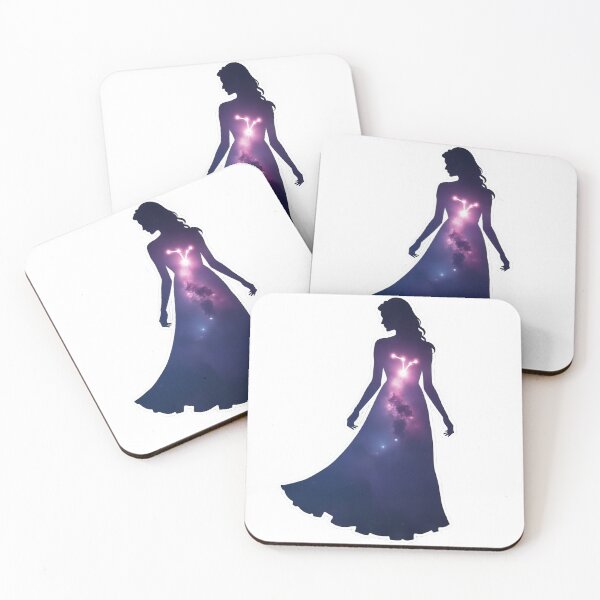 Item preview, Virgo Zodiac – Galaxy Constellation Maiden Silhouette designed and sold by Pixel  Playground.