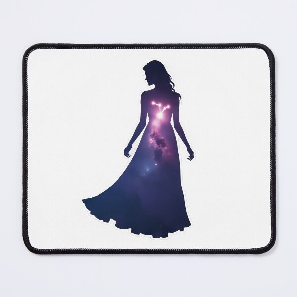 Item preview, Virgo Zodiac – Galaxy Constellation Maiden Silhouette designed and sold by Pixel Playground.
