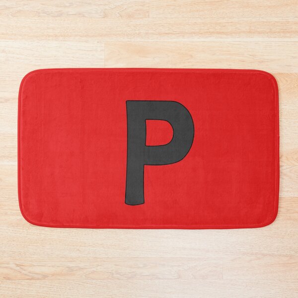 Item preview, letter p black designed and sold by ZiphGames.
