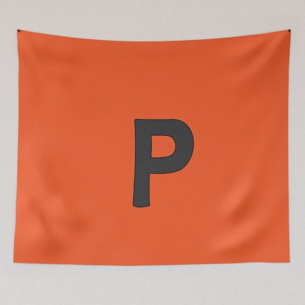 Item preview, letter p black designed and sold by ZiphGames.