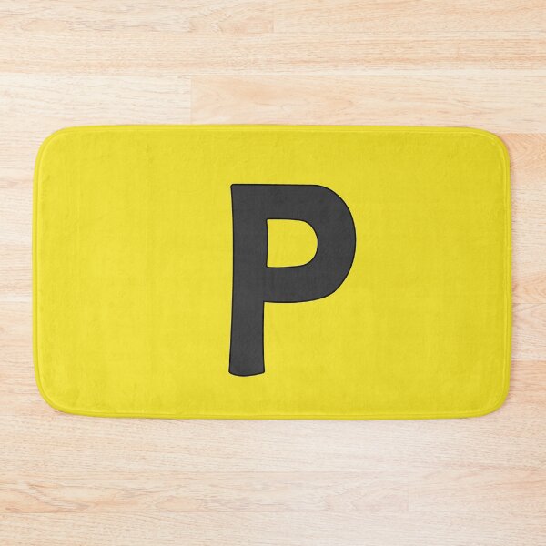 Item preview, letter p black designed and sold by ZiphGames.