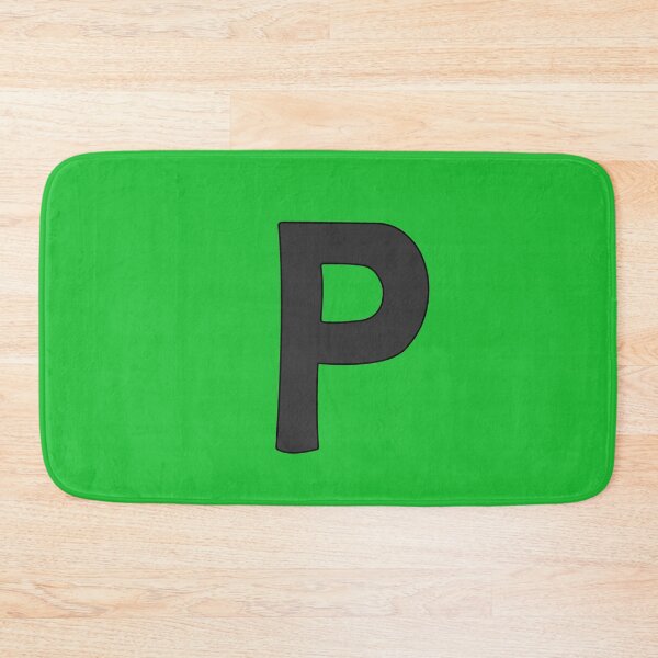 Item preview, letter p black designed and sold by ZiphGames.