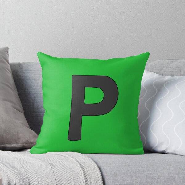 Item preview, letter p black designed and sold by ZiphGames.