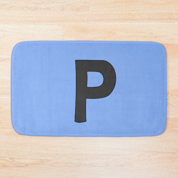 Item preview, letter p black designed and sold by ZiphGames.