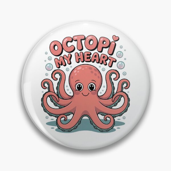 Item preview, Octopi My Heart – Romantic Sea Creature designed and sold by MagicWander.