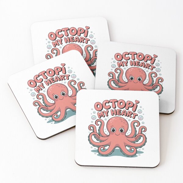 Item preview, Octopi My Heart – Romantic Sea Creature designed and sold by MagicWander.