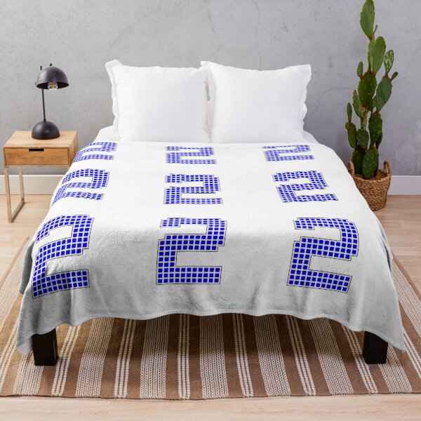 Item preview, Number 2 - Blue Pixel Block Character designed and sold by PixelGlyphs.