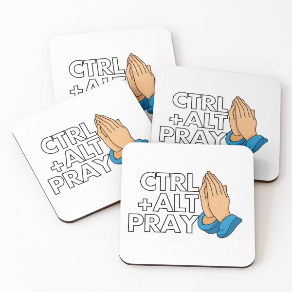 Item preview, Ctrl + Alt + Pray – Tech & Prayer designed and sold by Bakes Designs.