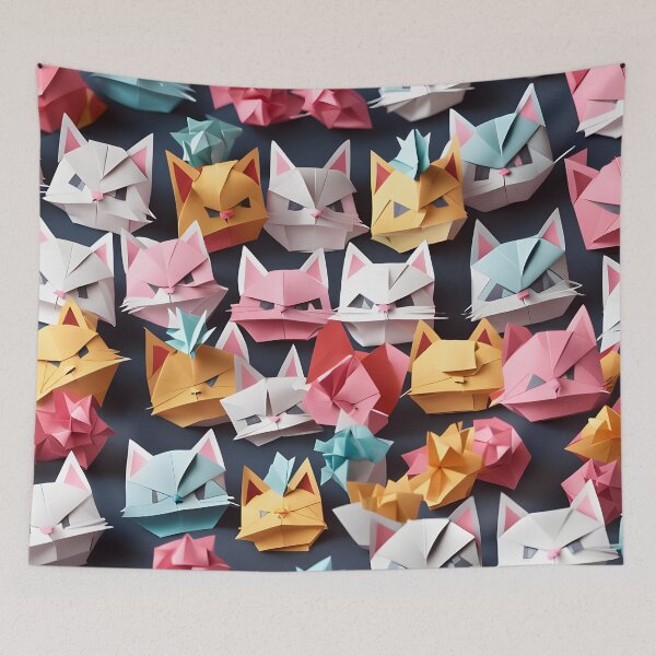 Item preview, Origami Art - Whiskers of Doom designed and sold by ArtfulFolds.