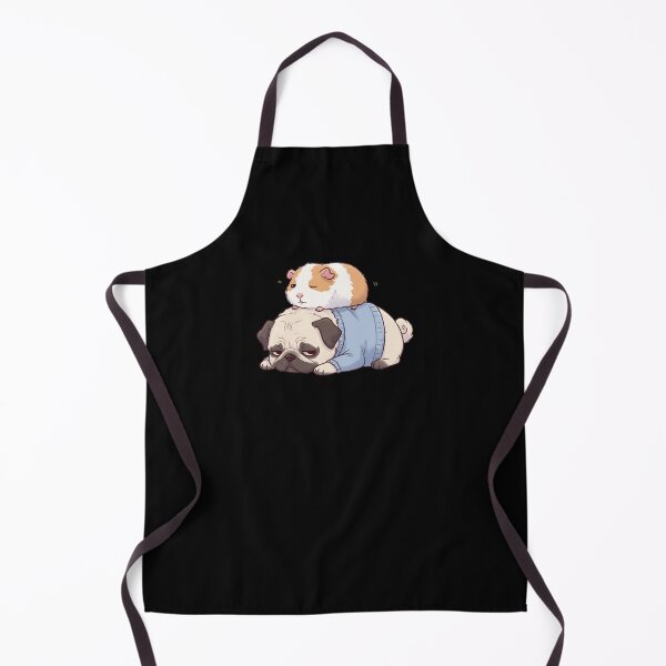 Item preview, An Adorable Duo: Pug and Guinea Pig Pals designed and sold by Claustronautas.