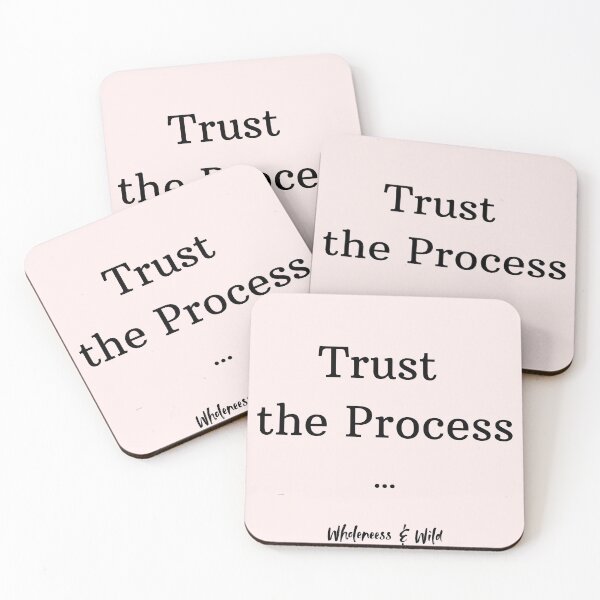 Item preview, Trust the Process – Empowering Affirmation for Life Transitions designed and sold by Wholeness-Wild.