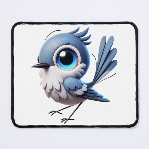 Item preview, Adorable Blue Gray Gnatcatcher designed and sold by Sillytoe.