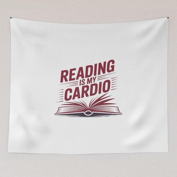 Item preview, Reading Is My Cardio – Energetic Book Lover designed and sold by MagicWander.