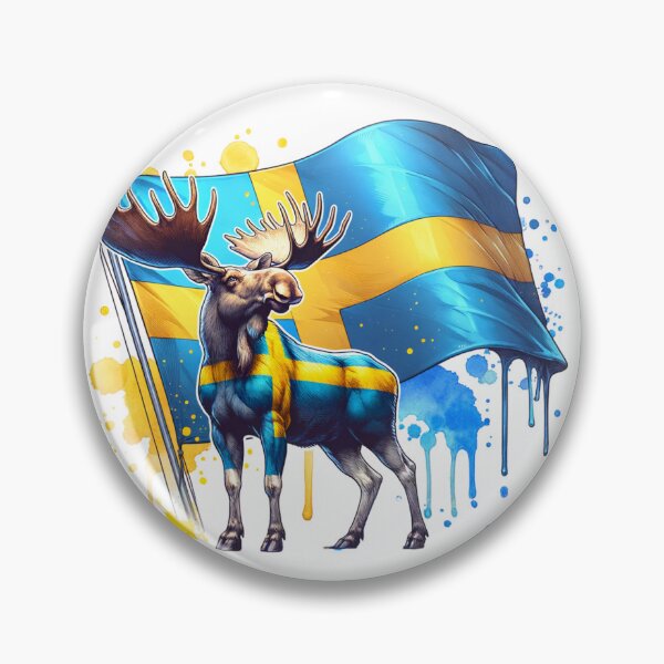 Item preview, Sweden Art Graphics – Animal & Country Design designed and sold by KolbaVison.