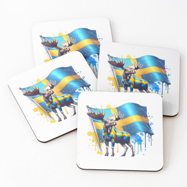 Item preview, Sweden Art Graphics – Animal & Country Design designed and sold by KolbaVison.