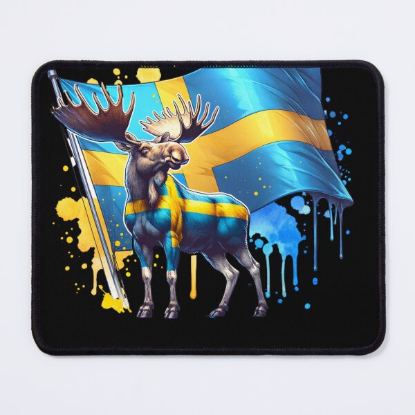 Item preview, Sweden Art Graphics – Animal & Country Design designed and sold by KolbaVison.