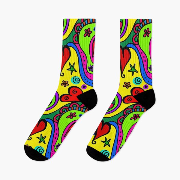Item preview, Colourful bright hippy trippy pattern. designed and sold by claireseyeview.