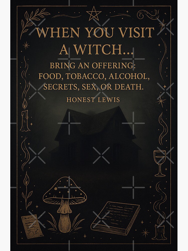 Thumbnail 2 of 2, Postcard, Witch House Rules Journal designed and sold by kajsabl.