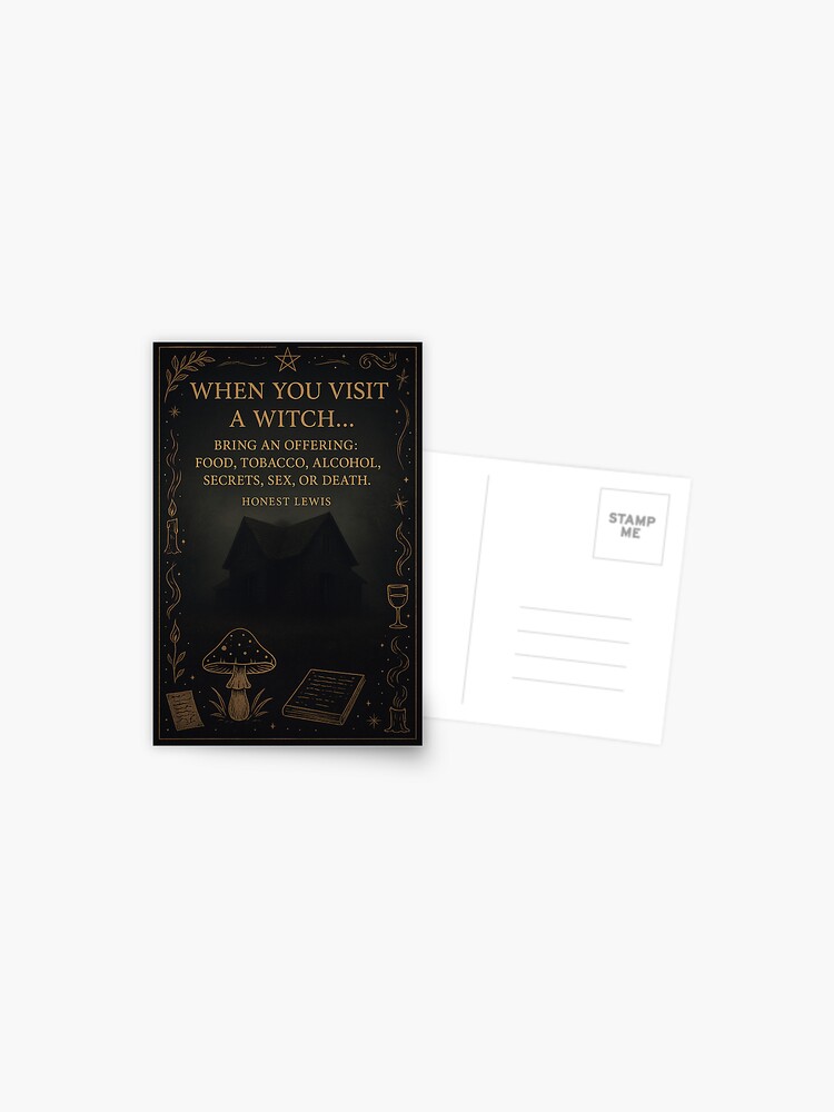 Thumbnail 1 of 2, Postcard, Witch House Rules Journal designed and sold by kajsabl.