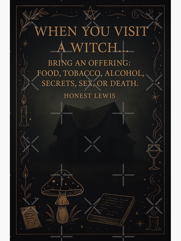 Thumbnail 3 of 3, Magnet, Witch House Rules Journal designed and sold by kajsabl.