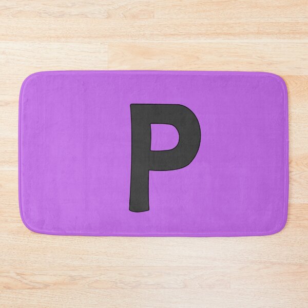Item preview, letter p black designed and sold by ZiphGames.