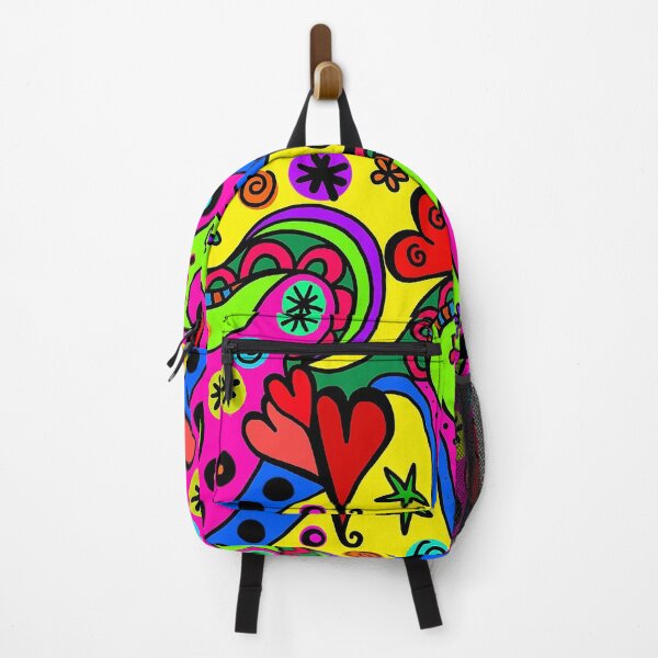 Item preview, Colourful bright hippy trippy pattern. designed and sold by claireseyeview.