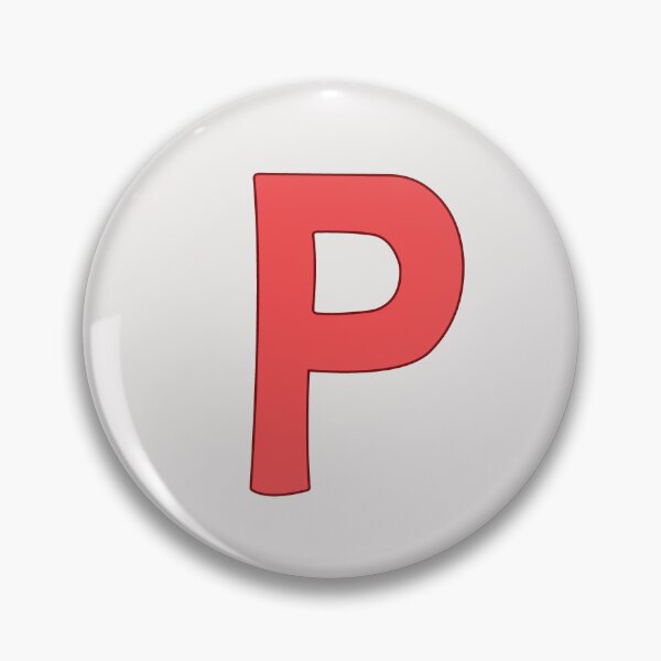 Item preview, letter p red designed and sold by ZiphGames.