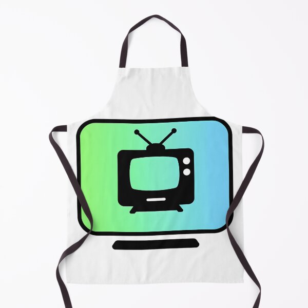 Item preview, Green BLue  Art Retro Television Icon Gradient Background designed and sold by ART ATTACK ZONE.