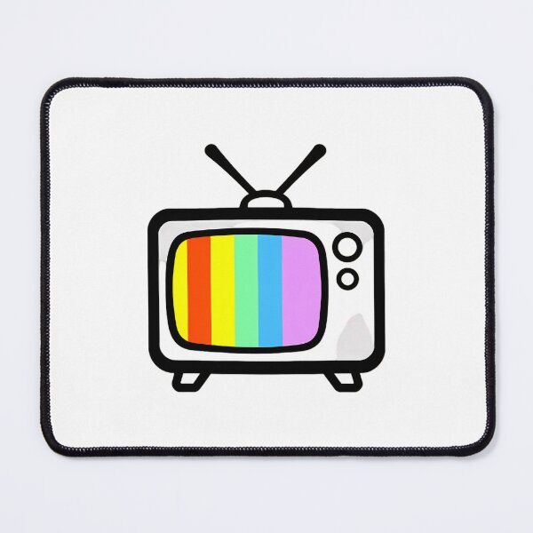 Item preview, Rainbow Art Retro Television Icon Gradient Background designed and sold by ART ATTACK ZONE.