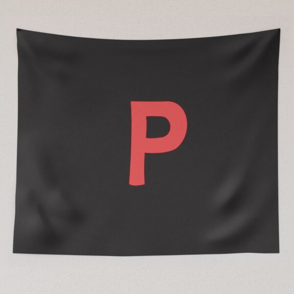 Item preview, letter p red designed and sold by ZiphGames.