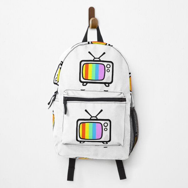 Item preview, Rainbow Art Retro Television Icon Gradient Background designed and sold by ART ATTACK ZONE.