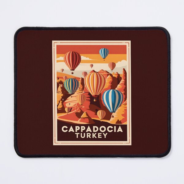 Item preview, A Vintage Travel Art of Cappadocia - Turkey designed and sold by GoodOldVintage.