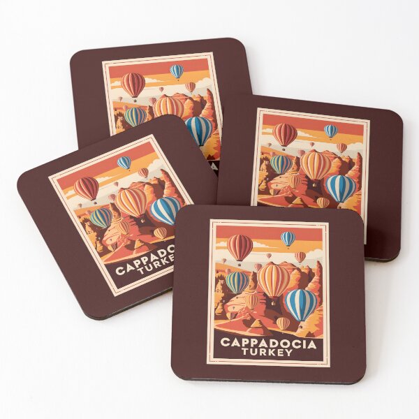 Item preview, A Vintage Travel Art of Cappadocia - Turkey designed and sold by GoodOldVintage.