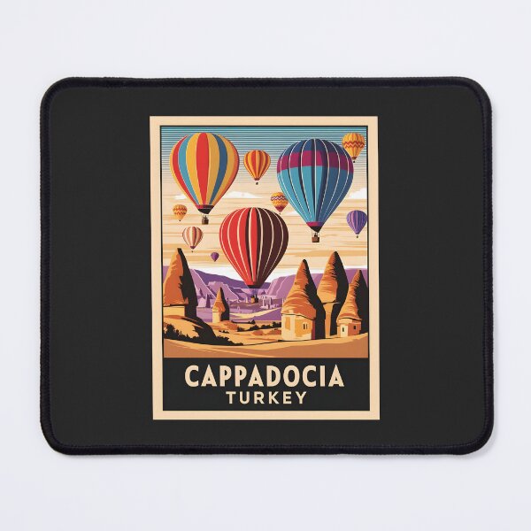 Item preview, A Vintage Travel Art of Cappadocia - Turkey designed and sold by GoodOldVintage.