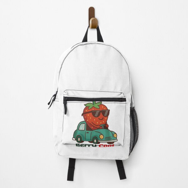 Item preview, Berry Cool Ride – Strawberry Car Retro Fun designed and sold by JenniferCreaArte .