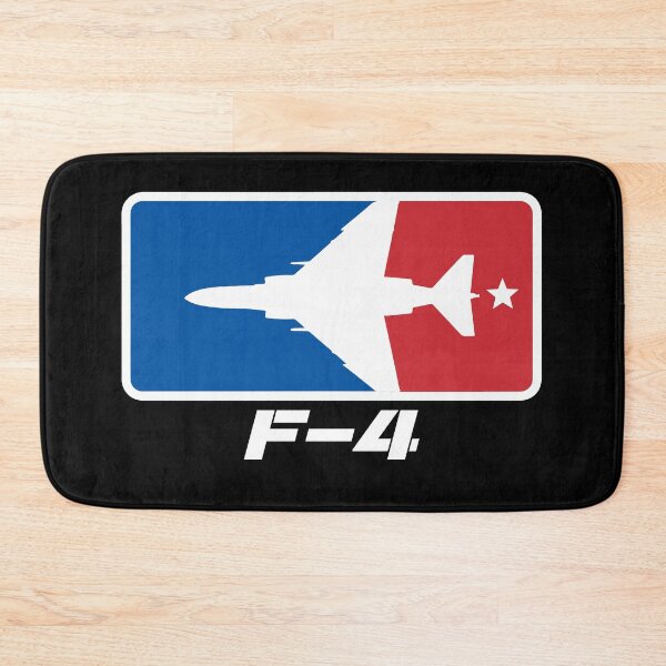Item preview, F-4 Phantom II Jet Logo – Classic Fighter Aircraft Emblem in Red Blue Silhouette designed and sold by VeroshopCR.