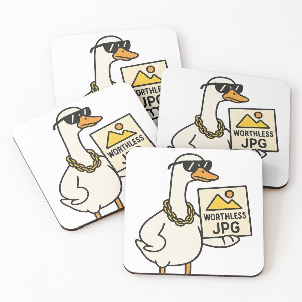 Item preview, Goose NFT CEO – Worthless JPG Meme Design designed and sold by Bakes Designs.